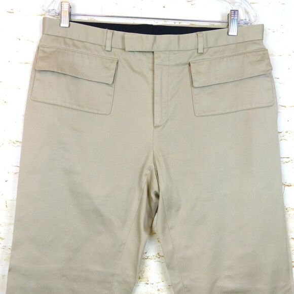 Dior Homme Cargo Trouser Men 54 Khaki Utility 34x29 Altered Y2K Hedi Slimane VTG - Picture 3 of 16